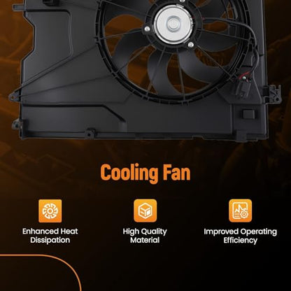 maXpeedingrods Engine Cooling Fan Assembly for Mazda CX-50 2023-2024 2.5L Naturally Aspirated, PX8E15025 - size: PX8E15025