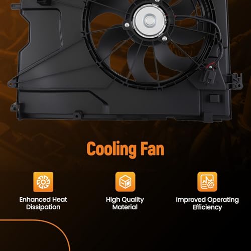 maXpeedingrods Engine Cooling Fan Assembly for Mazda CX-50 2023-2024 2.5L Naturally Aspirated, PX8E15025 - size: PX8E15025