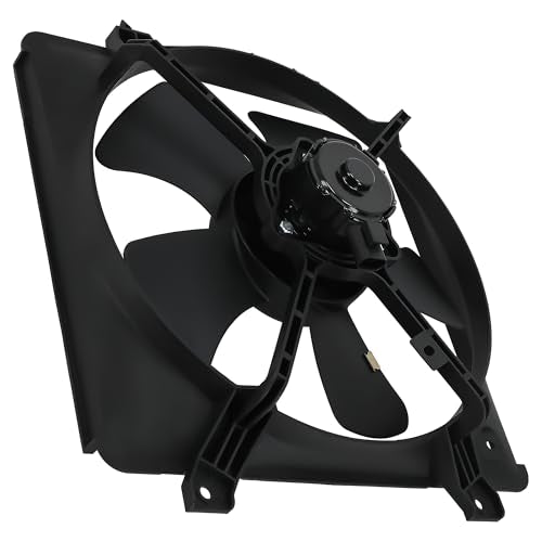 maXpeedingrods Radiator Cooling Fan Assembly for Mazda Miata L4 1.8L 1999-2005, BP4W15025 BP4W15140 - size: BP4W15025