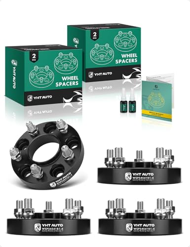 YHTAUTO 5x4.5 Hub Centric Wheel Spacers 1 Inch for Ford, Lincoln - size: 1 Inch Thickness, style: 4 PCS