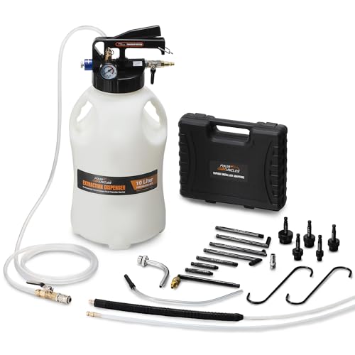 FOUR UNCLES 10L Pneumatic Transmission Fluid Pump with ATF Adapters - size: 10L