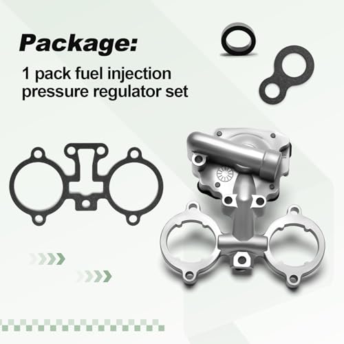 Fuel Injection Pressure Regulator Set Compatible with 1993-1996 Chevy Blazer Express 2500 C1500 C2500 C3500 K1500 K2500 K3500 Suburban Tahoe Yukon C1500 C2500 C3500 Safari Replace 19143609 17112907