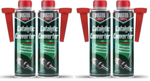 MotorPower Care Catalytic Converter Cleaner 4-Pack — Pass Smog & Emissions Test, Fix P0420/P0430 Check Engine Light | O2 Sensor & EGR Cleaner | Fuel Additive, 8.45 fl oz Each - size: 8.45 Fl Oz (Pack of 4)