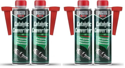 MotorPower Care Catalytic Converter Cleaner 4-Pack — Pass Smog & Emissions Test, Fix P0420/P0430 Check Engine Light | O2 Sensor & EGR Cleaner | Fuel Additive, 8.45 fl oz Each - size: 8.45 Fl Oz (Pack of 4)