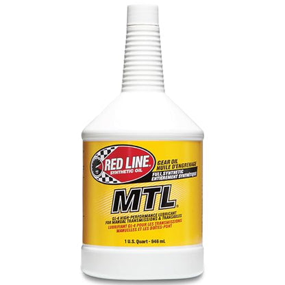 Red Line 50204 SAE 75W80 API GL-4 Manual Transmission and Transaxle Lubricant (MTL) Car Gear Oil - 1 Quart - size: 1 Quart