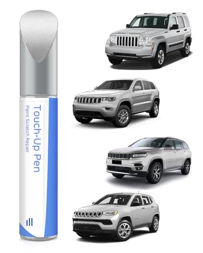 PS2/WS2 Bright Silver Metallic Touch Up Paint Compatible with Jeep Exact Match Chips and Nicks Touch Up - color: Bright Silver Metallic(PS2/WS2) Compatible with Cherokee/Commander/Compass/Grand-Cherokee/Liberty/Patriot