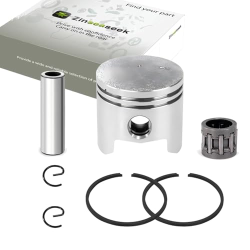 40mm 44mm Cylinder Assembly Piston Assembly for 43cc 47cc 49cc 2 Stroke Engine with Cylinder Piston Ring Circlip Gasket Piston Pin Needle Bearing Spark Plug (44mm-6, Piston) - color: 44mm-6, size: Piston