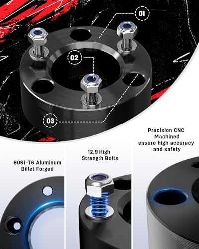 Richeer 3" Front and 2" Rear Leveling Kits for 2005-2023 Frontier 2WD 4WD - size: Lift Kit for 2005-2023 Frontier