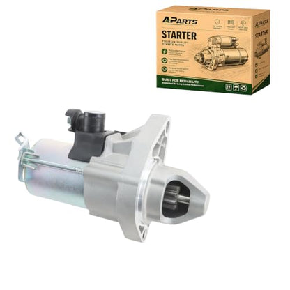 AParts Starter Fits for HONDA Civic 1.8L/2.0L 2006-2015,for HR-V 1.8L 2016-2020,for ACURA ILX 2.0L 2013-2015, Replace# 17958N 1.2KW 12V CW 9-Groove Pulley - size: 17958N