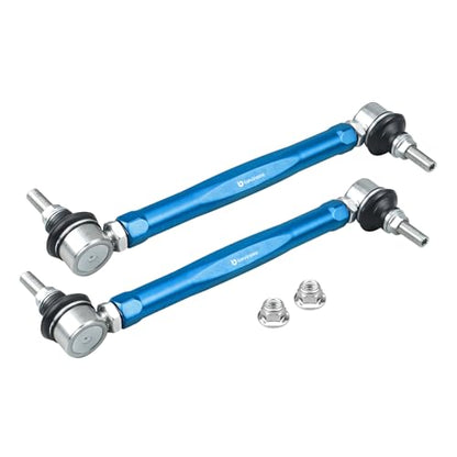Bevinsee Adjustable Front Sway Bar End Link Kit Compatible with E46 Z4 E85 - color: Blue