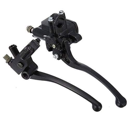 Samger Universal 7/8" 22mm Motorcycle Handlebar Brake Master Cylinder Clutch Lever Left & Right Set