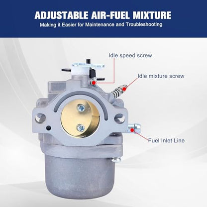 LMT 5-4993 Carburetor for Brriggs Stratton 799728 498027 28B702 28B707 28R707 12HP 28M707 289707 28V707 286707 28T707 28A707 282707 499161 Engines