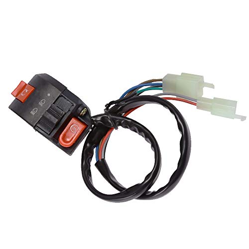 Anxingo Left Handlebar Start ATV Kill Light Starter Switch Fit for 50cc 70cc 90cc 110cc 125cc Chinese Taotao Sunl Roketa