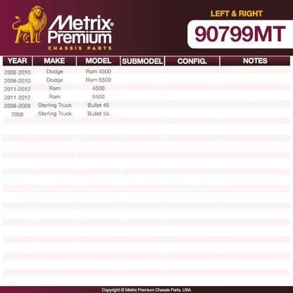 Metrix Premium Chassis Parts - Left & Right Tie Rod End Kit - size: 90799MT