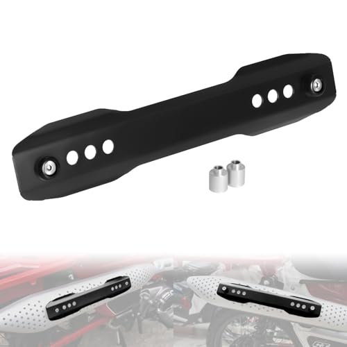 CT125 Exhaust Heat Shield Guard Accessories Compatible with Hunter Cub CT 125 Trail125 2020-2024 Aluminum Silencer Pipe Protection Guards (Black) - color: black1