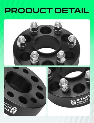 YHTAUTO 6x120 Hub Centric Wheel Spacers 1.5 Inch for Buick, Chevy, GMC - size: 1.5 Inch Thickness, style: 2 PCS