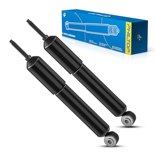 PHILTOP Front Struts Assembly for Silverado/Sierra 2500/1500 HD/2500 HD, Suburban 2500, Yukon XL 2500, Avalanche 2500, 37181 * 2 Shock Absorbers Replacement Shocks Assembly - size: 1999-2004 GMC Sierra 2500