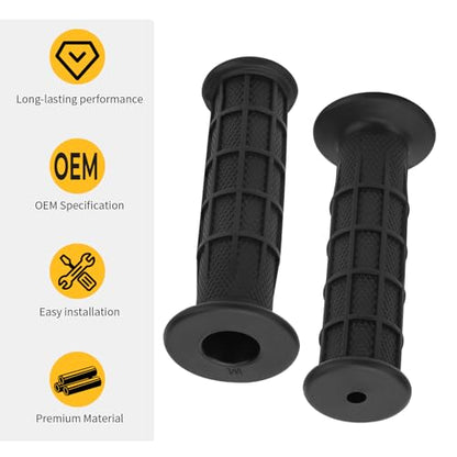 M MATI Handlebar Grips for Yamaha Breeze Big Bear Grizzly Moto-4 350 400 200 225 250 600 650 YT125 YTM200 TY175 1975-2013 3GB-26241-00-00 3GB-26241-01-00 5FU-F6241-00-00