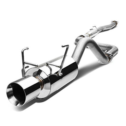 DNA MOTORING CBE-HDS93-NRT Cat Back Exhaust System [Compatible with 93-97 Honda CIvic Del Sol]