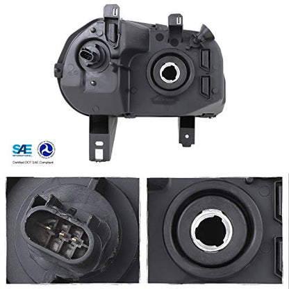 AKKON - For 2006-2011 Chevy HHR Headlights - color: Chrome Housing