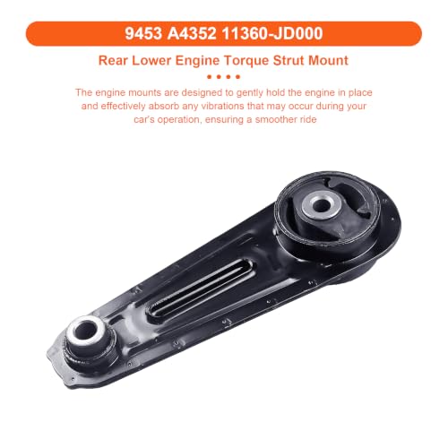Engine Motor Mount Compatible with Ni-ssan Rogue 2008-2013 L4 2.5L,Ni-ssan Rogue Select 2014-2015 L4 2.5L,Nissan Sentra 2007-2010 L4 2.5L,Replacement for A4351 A4352 - size: 08-13 Nissan Rogue /14-15 Rogue Select L4 2.5L