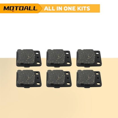 MOTOALL Front Rear Brake pads Set Repalcement for Honda TRX 300EX