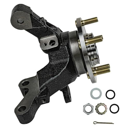 Detroit Axle - Front Steering Knuckles and Wheel Hub Bearings Lower Control - size: 4CU47797/4PC