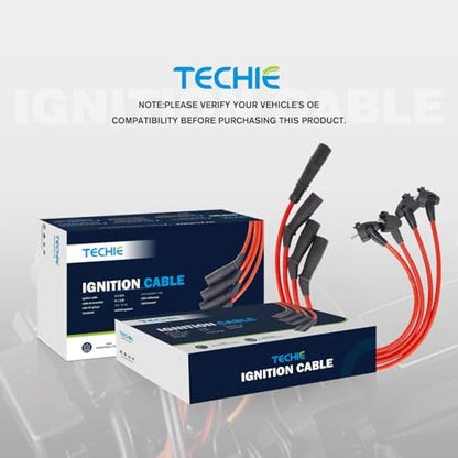 Techie 18-8819-1 Marine Spark Plug Wire 7" for Mercury Mariner Force - style: TIWS2191