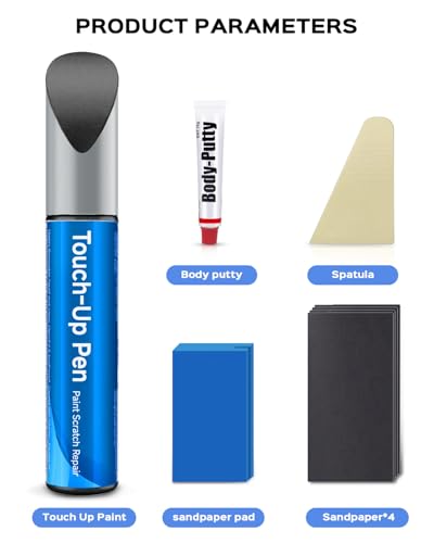 LD7X/2R Platinum Gray Metallic Touch Up Paint Kit Compatible with Volkswagen Exact Match Car Scratch Repair Touch Up Paint Kit - color: Platinum Gray Metallic(LD7X/2R) Compatible with Atlas/Atlas-Cross-Sport/Beetle/Golf/Golf-Alltrack/Golf-SportWagen/Jetta