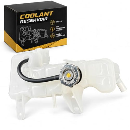 603-056 Coolant Reservoir Tank with Cap for Chrysler 300 2005-2010 - size: 603-056