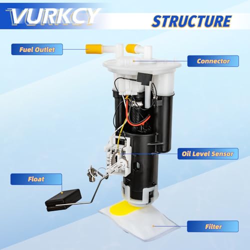 Vurkcy Electric Fuel Pump Module Assembly for 1998-2002 Acura CL/TL & Honda
