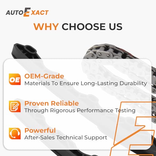 Autoexact Engine Timing Chain Kit W/Sprocket Tensioner Guide Fit for Subaru Forester Legacy Outback 2011-2015 2.5L 13143AA110 13142AA103 - size: Fit for 2011-2015 Subaru - 2.5L