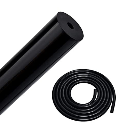 EVIL ENERGY 1/8 Silicone Vacuum Tubing Hose Line 5FT 130PSI Max Pressure Black (3mm ID) - color: Black, size: 1/8 5FT