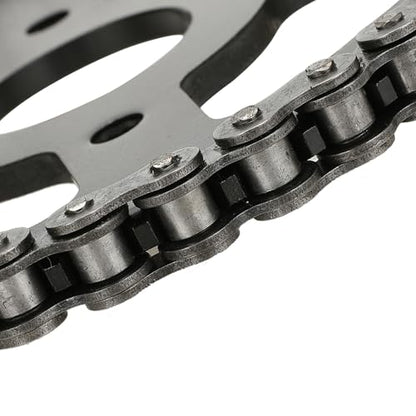 YOXUFA 40 Tooth Sprocket 420 Chain with Rear Drive Chain 90 Links Replacement for Coleman Mini Bike CT200U BT200X CT200U-EX Baja Warrior TrailMaster MB200 Axis M200 Predator 212 196cc 200cc 6.5hp Part
