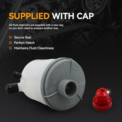 603-710 Power Steering Reservoir Tank with Cap for Honda Models - size: 603-710