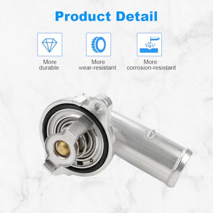 330424 Engine Thermostat Housing Compatible with Maserati Ghibli 2014-2021 - size: 330424