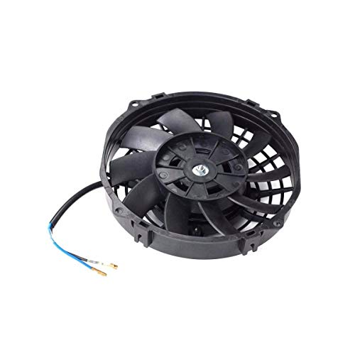 BLACKHORSE-RACING 7" Electric Radiator Fan High 3000 + CFM - size: 7 Inch