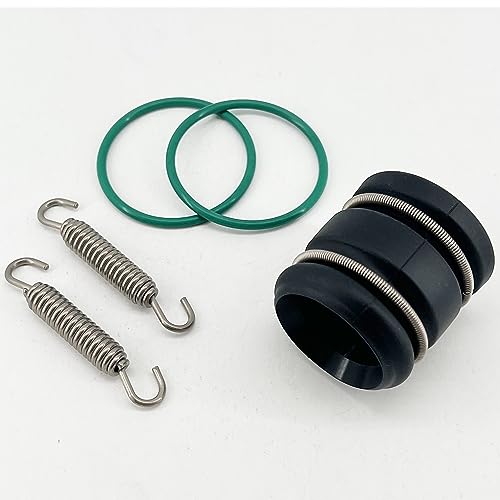 29/31mm Expansion Chamber to Silencer Coupler Seal and Spring Kit for 200 250 300 cc KTM Euro Type 2-Stroke Exhaust Seal Kit for KTM SX, Husqvarna TC TE, & GasGas MC Models Using OEM 50205057000