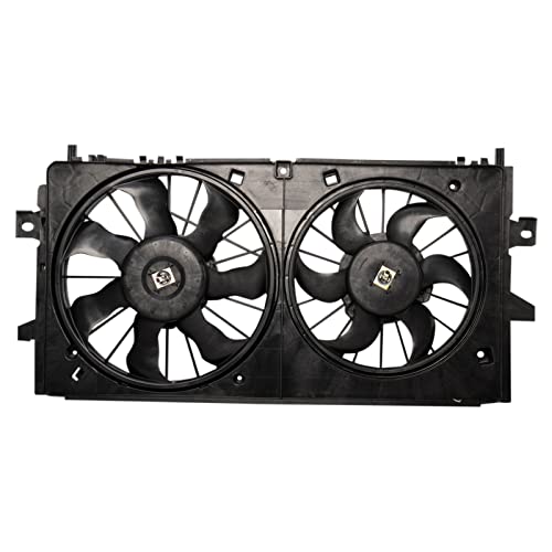 TRQ Radiator Dual Cooling Fan Assembly - style: RFA80434
