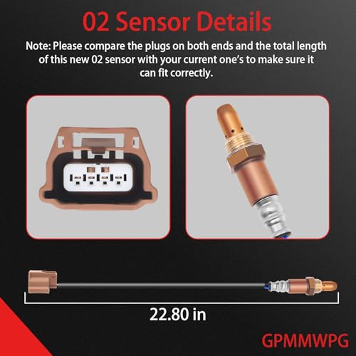 2Pcs O2 Sensor 234-9135 Oxygen Sensor Upstream Downstream