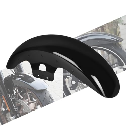 19 inch Wrap Front Fender Fit for Harley Touring 2014-2023 - style: Black 19 inch 2014-2023