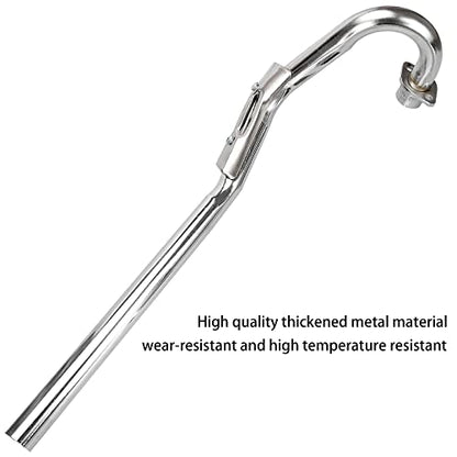 GREHUA 28mm Exhaust Muffler Assembly Compatible with 125cc 110cc 90cc 70cc SSR110 SSR125 CRF50 CRF70 XR50 Taotao DB10 DB14 Baja Xpro Apollo Rocketa TTR SDG Coolster Pit Dirt Bike Parts with Heat Wrap - color: blue