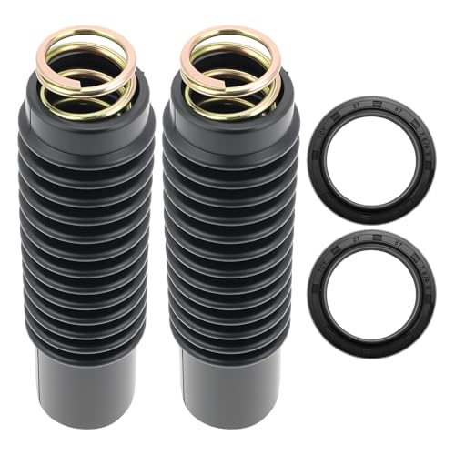 CT90 Front Fork Boots Rebuild Kit with Spring Seal Compatible with Honda CB125 CL125 CS90 CT90 TRAIL90 CT110 S90 CL90 Replace 51611-459-880