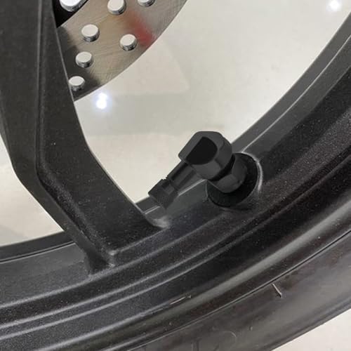 90° Tire Valve Stems 11.3mm Aluminum Forged for Scooter E-Bike ATV - color: Black
