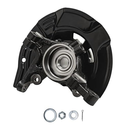 Detroit Axle - FWD Front Right Steering Knuckle & Wheel Hub Bearing CV Axle - size: 2UX47836/Pair
