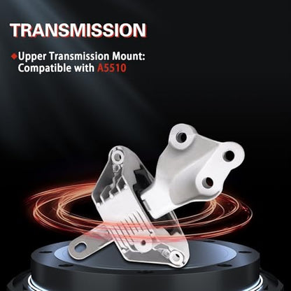 Engine Motor & Transmission Mount Compatible with 2012 2013 2014 2015 2016 2017 Verano 2.4L Auto Trans -OE: 3198 A5537 3194 A5501 3196 A5502 3226 A5510 - size: 2012 - 2017 Verano 2.4L