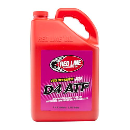 Red Line 30505 D4 Synthetic Automatic Transmission Fluid (ATF)- 1 Gallon (4 Pack) - size: 1 Gallon (128 Ounces) (Pack of 4)