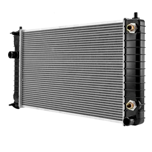 PHILTOP Core Radiator Compatible with 1996-2003 S10 4.3L, 1996-2005 Blazer 4.3L, 1996-2003 Sonoma 4.3L, 1996-2001 Jimmy 4.3L, Hombre 4.3L Engine Oil Cooler Included（Only for manual transmissions） - size: S10, Blazer, Jimmy, Sonoma, Hombre