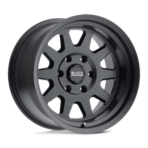Black Rhino Hard Alloys STADIUM 17X9, 6X5.5, 5.47, +12mm MATTE BLACK - 1790SDM126140M12A