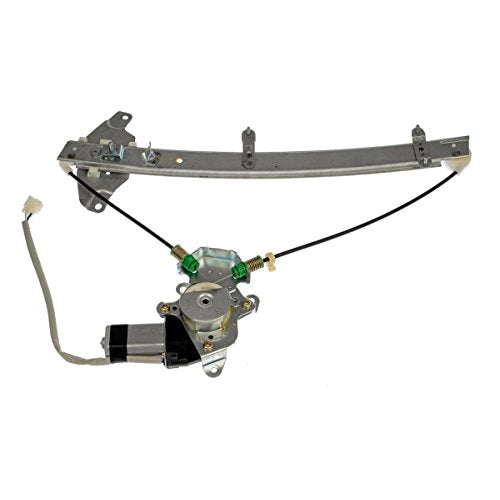 TRQ Left Power Window Regulator & Motor Assembly Drivers Side - style: WRA51140